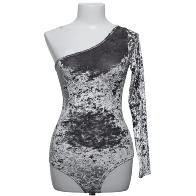 Body (Grau) von Zara Woman Collection Elasthan, Polyamid, Polyester