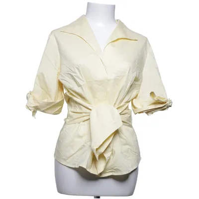Kurzarmhemd (Gelb) von Melanie Lyne Baumwolle, Elasthan, Polyester