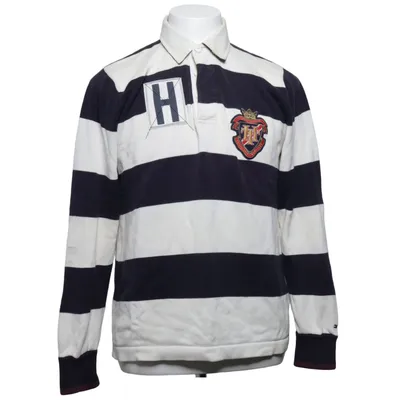 Rugbytrøje (Blå, Hvid) fra Tommy Hilfiger Bomuld