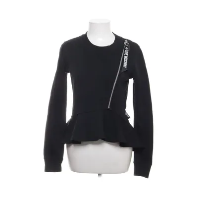 Top péplum (Noir) de Love Moschino Coton, Élasthane