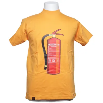 T-shirt (Geel) van Mob Action Katoen