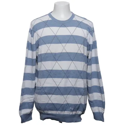 Pullover (Blå, Hvid) fra Batistini Bomuld