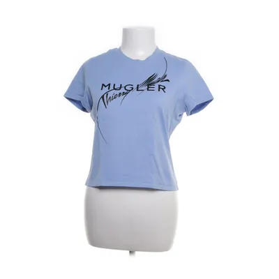 Top (Blauw, Zwart) van Mugler x H&M Katoen