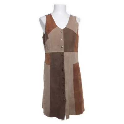 Leather dress (Brown, Beige) from BC Company Suede, Leather