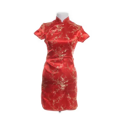 Cheongsam (Rood, Geel) van Uahong Mei