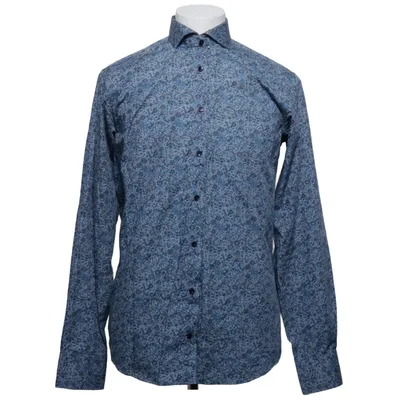 Shirt (Blue, White) from John Henric Cotton