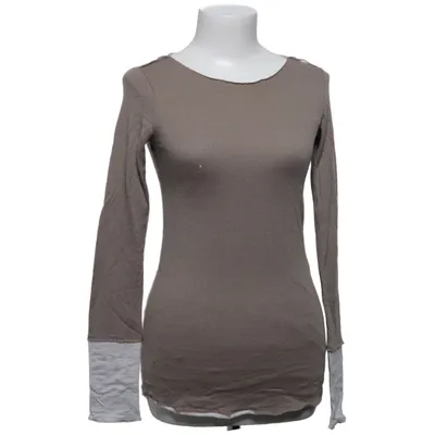 Langarmshirt (Braun, Grau) von Transit Par Such Viskose, Wolle