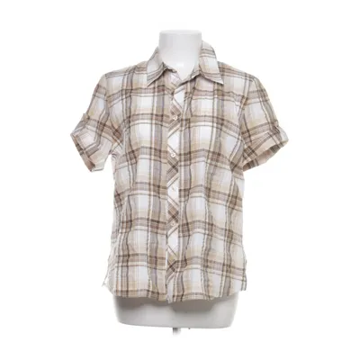 Chemise à manches courtes (Marron, Blanc, Beige) de Fashion Collection Coton, Polyester