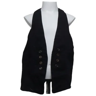 Suit vest (Black) from Uniq Young Cotton, Elastane
