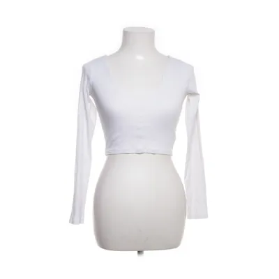 Crop Top (Weiß) von ASOS Baumwolle, Elasthan