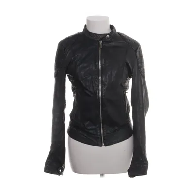 Leren jack (biker 128) van Goosecraft Katoen, Leer, Polyester