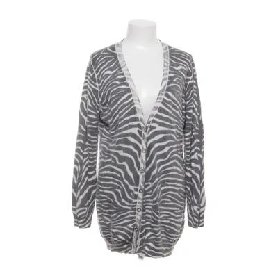 Cardigan (Gray, White) from Faber Angora, Cashmere, Polyamide, Viscose, Wool