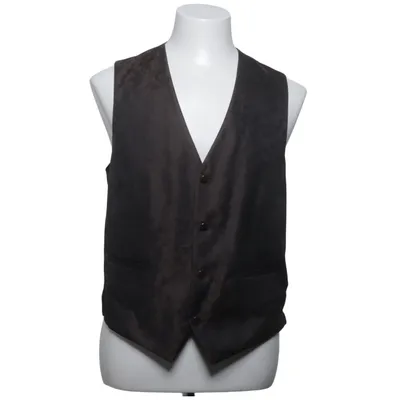 Suit vest (Brown) from Wilvorst Cupro, Polyester, Silk