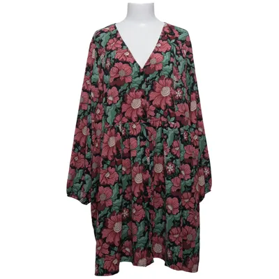 Dress (Pink, Multicolored) from Monki Elastane, Polyester