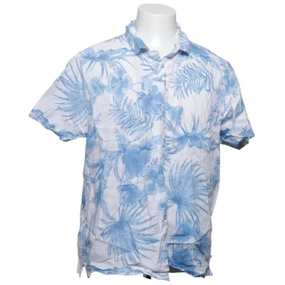 Chemise à manches courtes (Bleu, Blanc) de Porter+Ash Lin