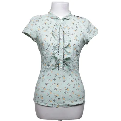 Top (Green, Multicolored) from Blutsgeschwister Cotton
