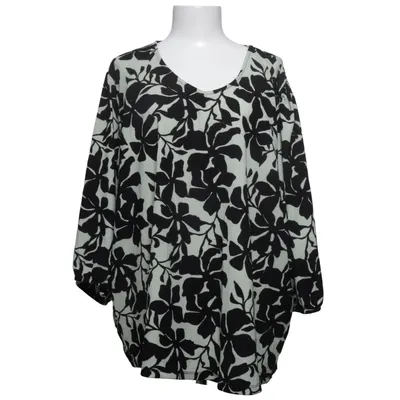 Blouse (Black, White) from Pia Elastane, Polyester