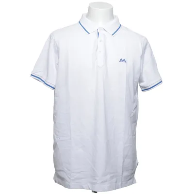 Polo (Blanc, Bleu) de Lindbergh White Coton, Polyester