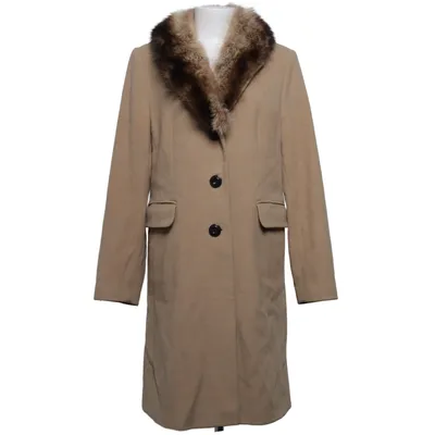 Coat (Brown) from Erich Fend Cashmere, Polyamide, Wool