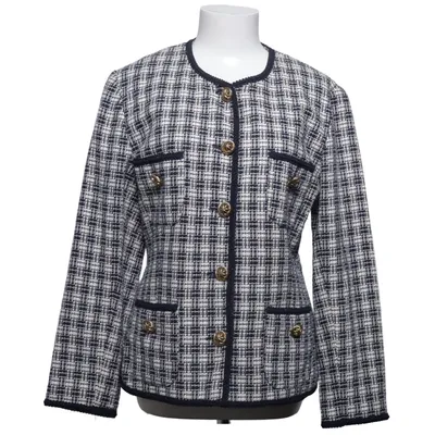 Blazer (Blue, White, Black) from Woman Collection H&M Acetate, Cotton, Viscose