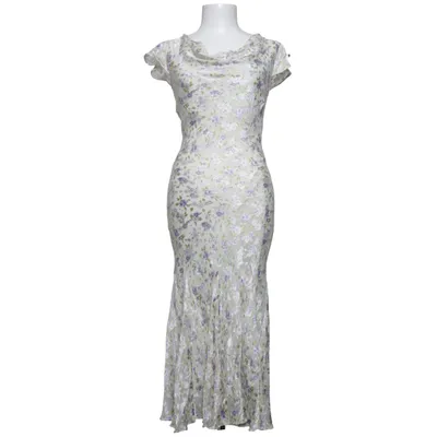 Robe (Beige, Violet, Multicolore) de Precis Petite Polyester, Soie, Viscose