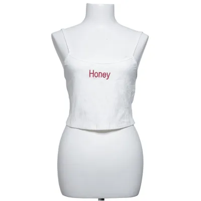 Crop top (White, Red) from Honey