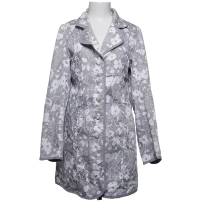 Coat (Gray, White) from Soya Cotton, Elastane