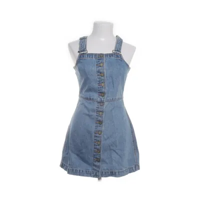 Hängselklänning (Blå) från Abrand Jeans Bomull
