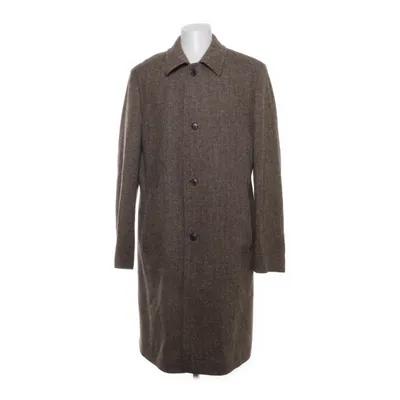 Coat (Brown) from Hugo Boss Polyamide, Wool