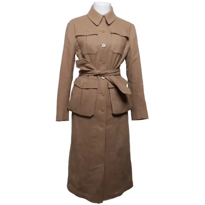 Frakke (Beige) fra J.Lindeberg Elastan, Metallfiber, Polyamid, Polyester, Uld