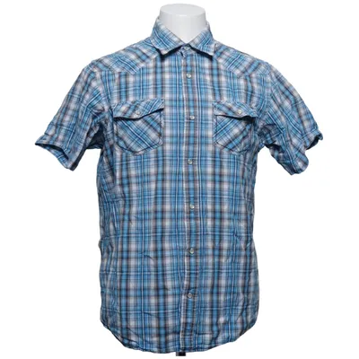 Korte mouwen shirt (Blauw, Wit, Bruin) van Urban Pipeline Katoen