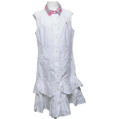 Skjortekjole (Hvid, Flerfarvet) fra Ralph Lauren Bomuld