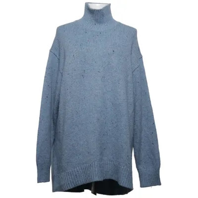 Rollkragenpullover (Blau, Mehrfarbig) von Uniqlo Acryl, Baumwolle, Elasthan, Polyamid, Polyester, Wolle