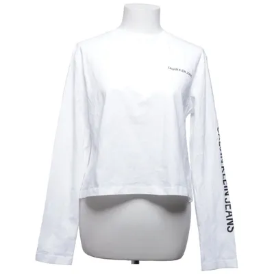 Langærmet t-shirt (Hvid) fra Calvin Klein Jeans Bomuld