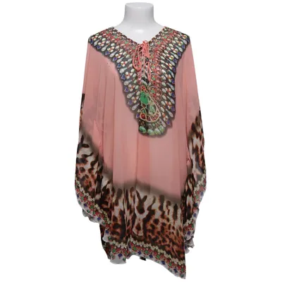 Beach dress (Pink, Multicolored) from Menglu Polyester