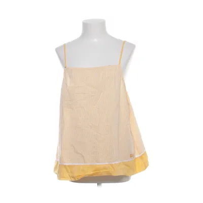Tank Top (Yellow, White) from DKNY Cotton