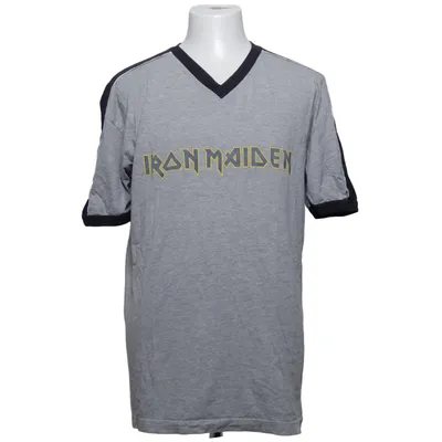 T-shirt (Grijs, Zwart) van Iron Maiden Katoen