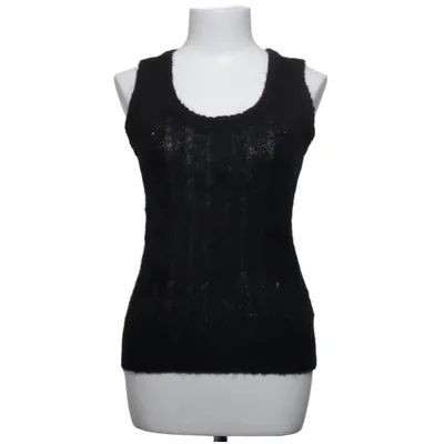 Pull sans manches (Noir) de Bay Acrylique, Mohair