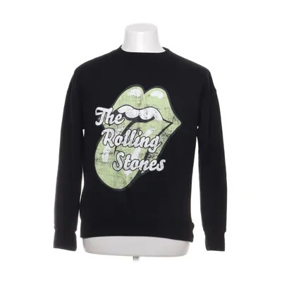 Collegetröja (Svart, Flerfärgad) från The Rolling Stones Bomull, Polyester