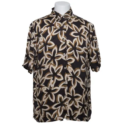 Kurzarmhemd (Schwarz, Beige, Braun) von Zara Viskose