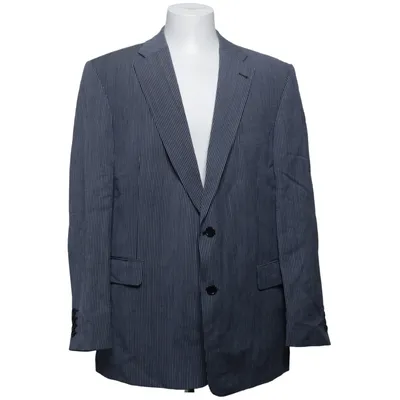 Blazer (Blue, White) from Bottoli Linen, Wool