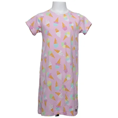 Dress (Pink, Multicolored) from Villervalla Elastane, Organic cotton