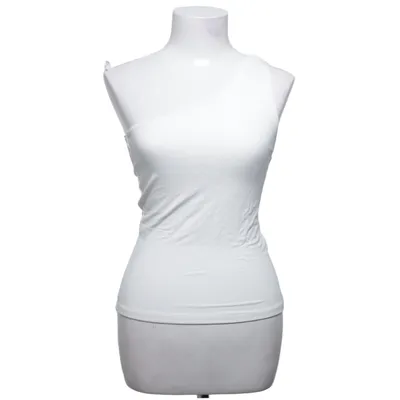Top (White) from Gina Tricot Elastane, Viscose