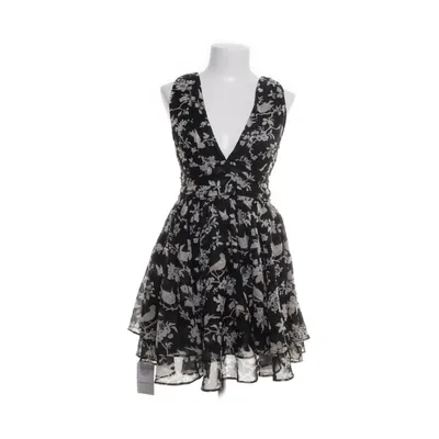 Jurk (Zwart, Beige) van Abercrombie & Fitch Polyester, Viscose
