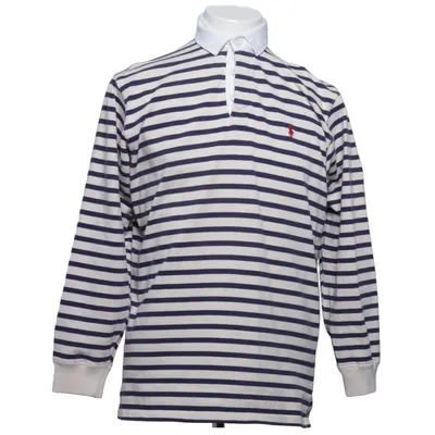 Rugby shirt (Blue, White) from Polo Ralph Lauren Cotton