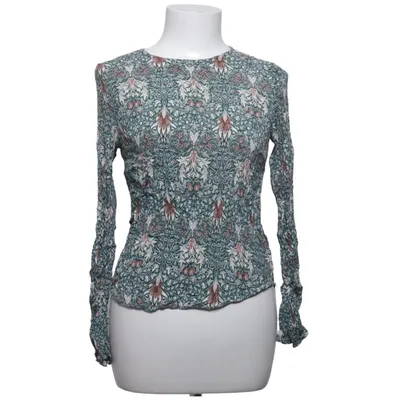 Bluse (Grøn, Brun, Hvid) fra Morris & Co x H&M Viscose