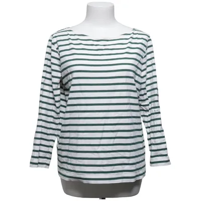 Long sleeve T-shirt (Green, White) from Arket Cotton