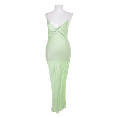 Maxi dress (Green) from Bershka Viscose