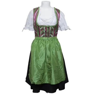 Dirndl (Grön, Lila, Vit, Svart) från German Princess Bomull, Elastan, Polyamid