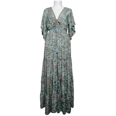Maxi jurk (Groen, Meerkleurig) Polyester